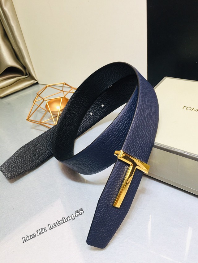 TOM FORD商務男士皮帶 湯姆福特雙面小牛皮腰帶  jjp1867